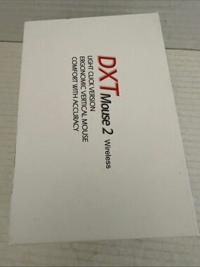 DXT Ergonomic Vertical Mouse 2 wired  for both right left hand USB black PD7DXT